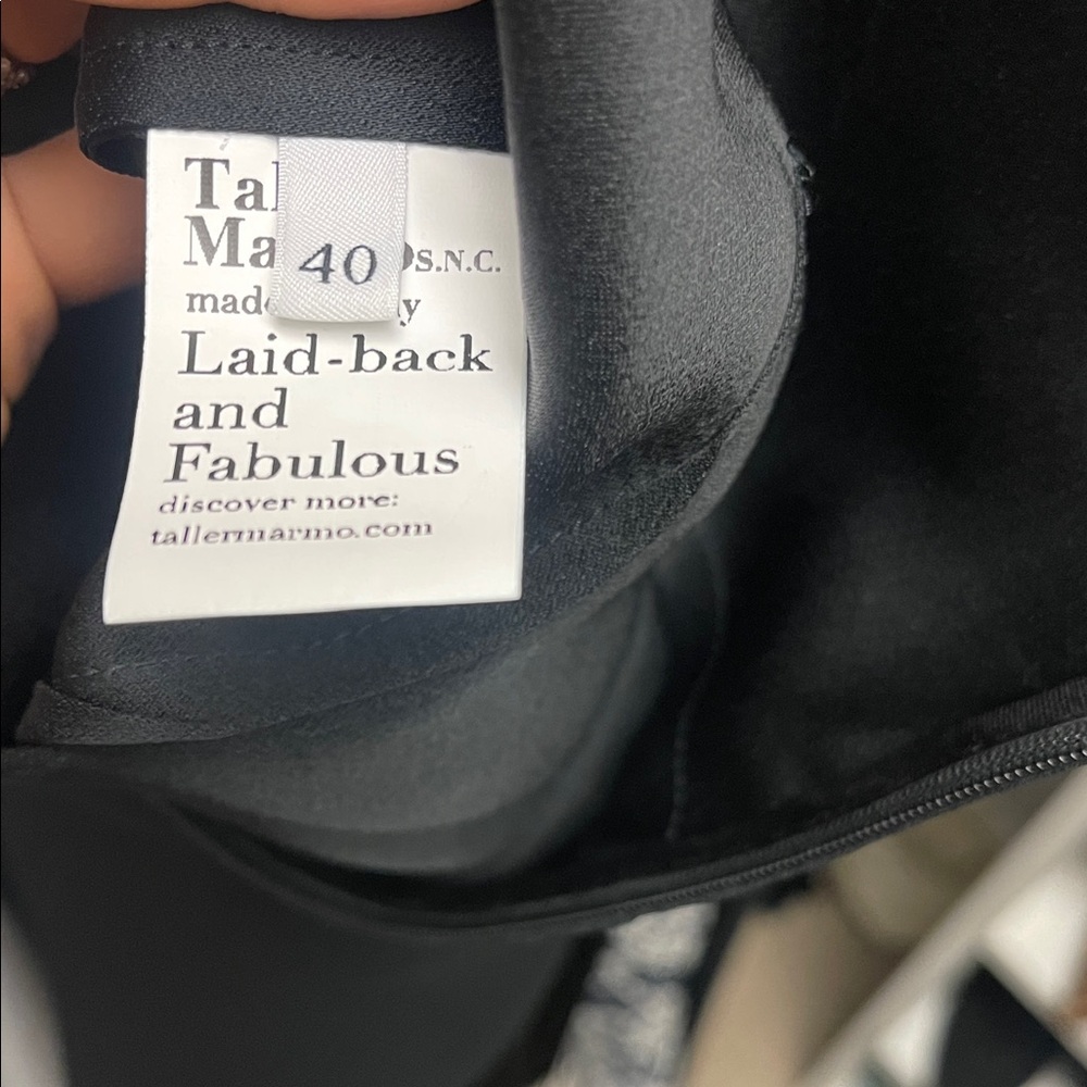 Black Fringe asymmetric dress by Taller Marmo size 40 - Picture 7 of 7